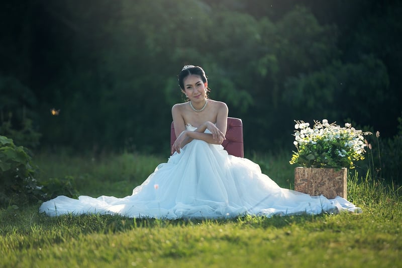 Lace Mermaid Gown with Illusion Sleeves